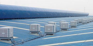 星科冷風機環保空調鋼結構廠房通風降溫解決方案